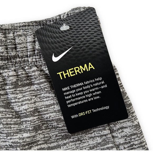 Nike Dri Fit Boys Size 4 / XS Gray Therma Fleece Track Sweatpants NEW - Picture 5 of 8